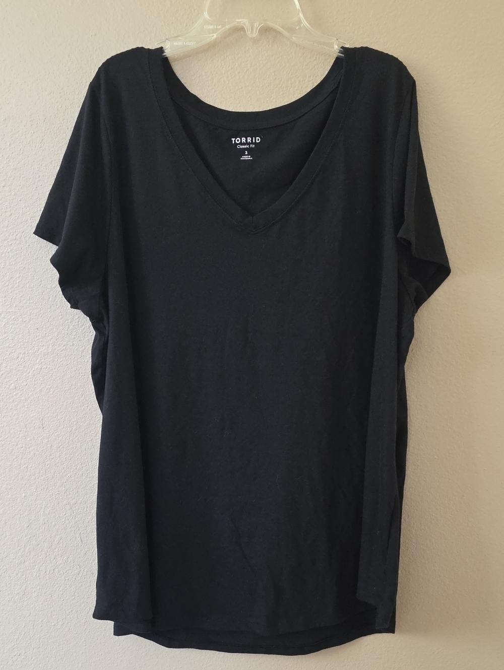 Torrid Womens Black Classic Fit Short Sleeve Shirt - Size 3X
